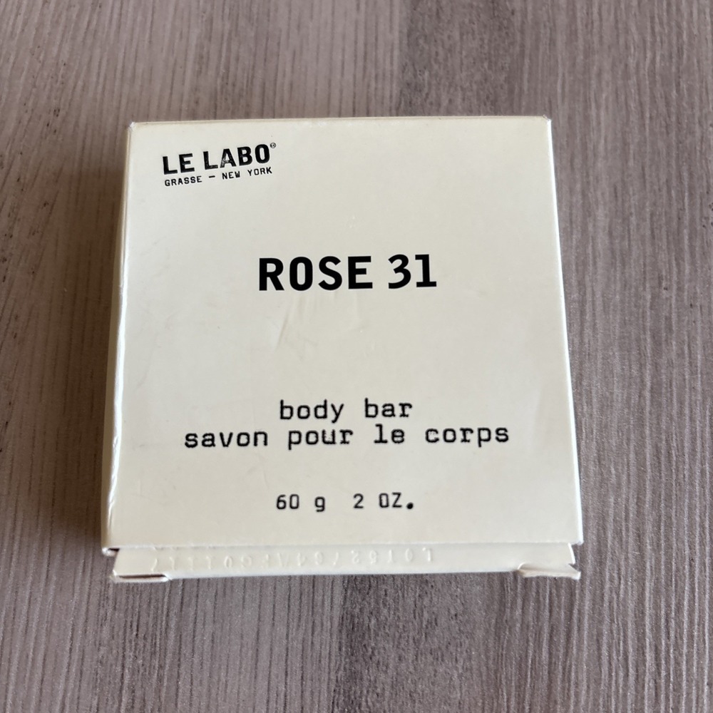 Le Labo Rose 31 Body Bar Soap 2 oz 60 g Each Fairmont NEW Luxury Toiletry